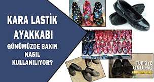 Kara Lastik Ayakkabı Günümüzde Nasıl Kullanılıyor? #karalastik #ayakkabı #tarihten #mazi #nostalji